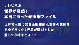 世界で本当に起きた衝撃的な事件の裏側をくべき結末とは！？